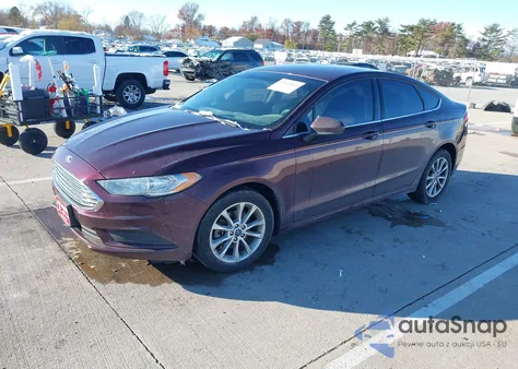 2017 Ford Fusion Se из США, поврежденный, VIN 3FA6P0H74HR183685